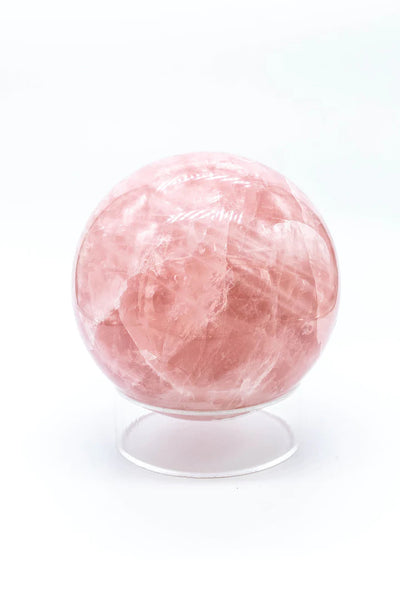 Rose Quartz Sphere with Stand