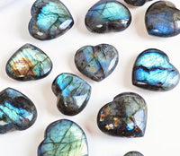 Small Labradorite Heart