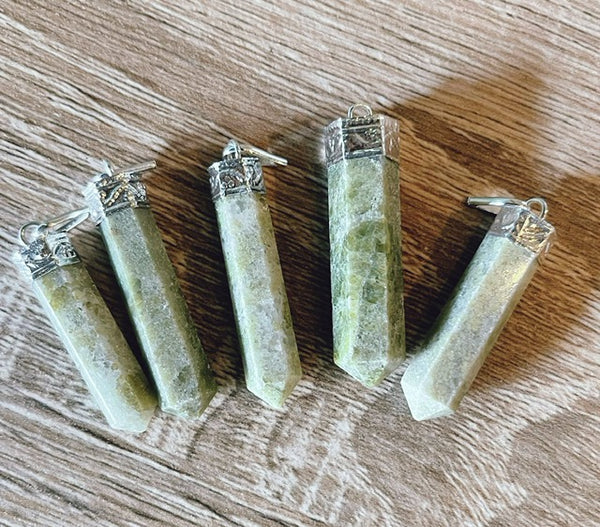 Rare Vesuvianite (Idocrase) Pendant