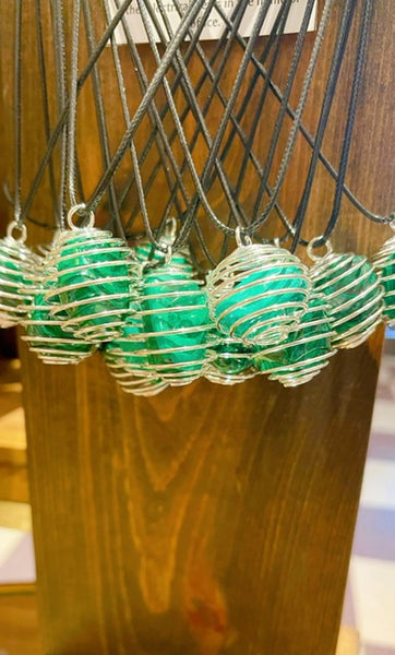 Genuine Malachite String Necklaces (Zaire, South Africa)
