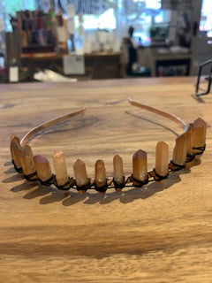 Sunset Aura Quartz Crown