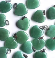 Green Aventurine Heart Pendant