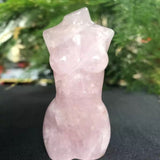 Assorted Gemstone Goddess Body Statue