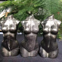 Assorted Gemstone Goddess Body Statue
