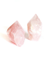 Semi-Polished Rose Quartz Point