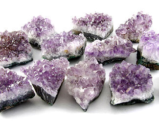 Rough Brazilian Light Purple Regular Grade Amethyst Cluster