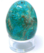 Peruvian Chrysocolla Egg
