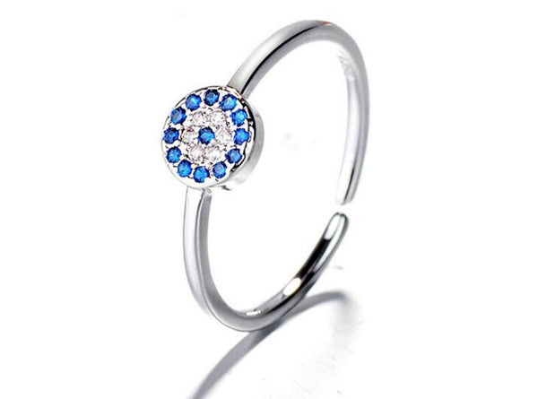 Evil Eye Adjustable Protection Ring