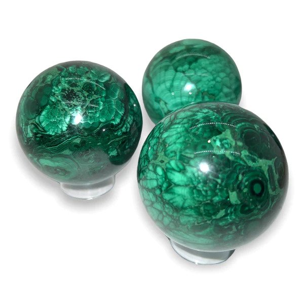 Malachite Sphere (Zaire, South Africa)