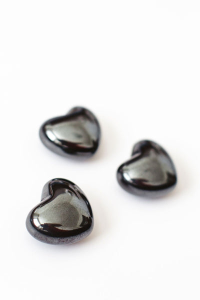 Small Hematite Heart