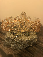 Gold Goddess Brazilian Quartz Leaf Crown