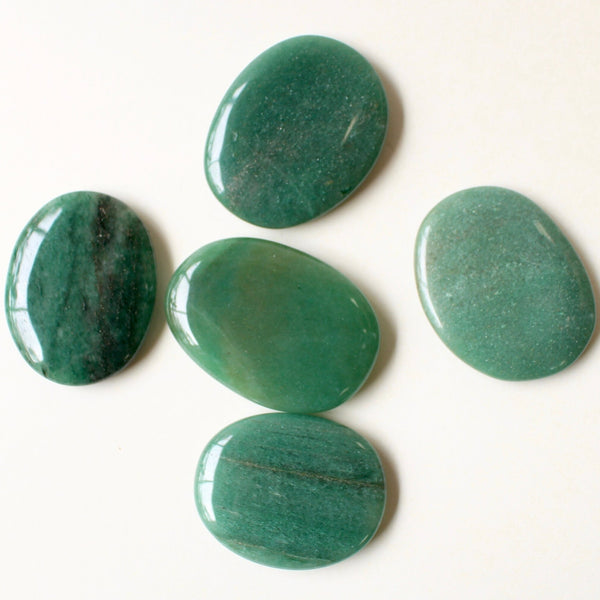 Brazilian Green Aventurine Palm Stone