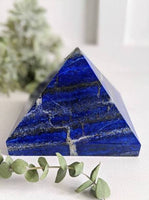 X-Large Untreated Top Grade Lapis Lazuli Pyramid