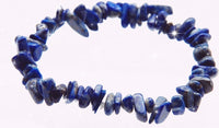 Untreated Lapis Lazuli Chip Bracelet