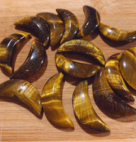 Tiger Eye Moon 1” each