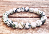 Medium Tree Agate Bracelet