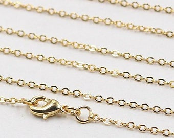 Thin Gold Plated Chain