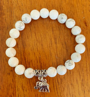 Beautiful Howlite Prosperity Good Fortune Bracelet