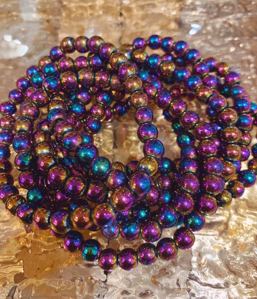 Rainbow Hematite Bracelet