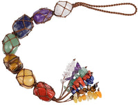 Seven Chakra Gemstone Hangjng Macrame Wall Decor