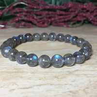 Small Premium Madagascar Labradorite Beaded Bracelet