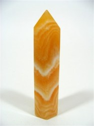 Polished Orange Calcite Point