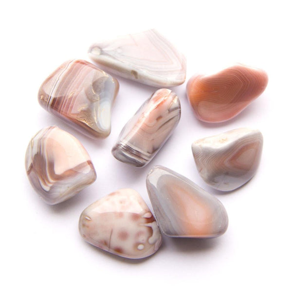 Tumbled Pink Botswana Agate