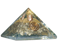 Pyrite Manifestation Crystal Copper Orgone Pyramid