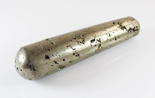 Semi-Polished Peruvian Cocada Pyrite Wand