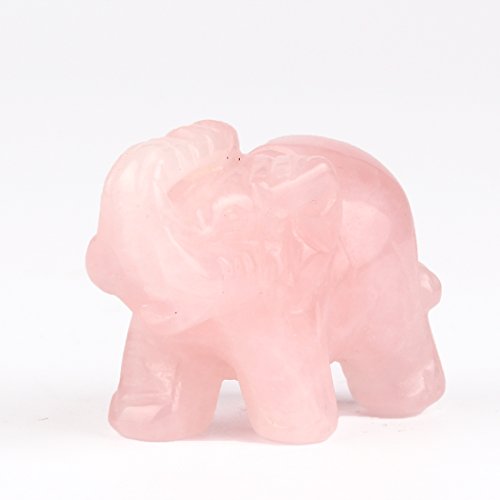 Rose Quartz Prosperity Elephant