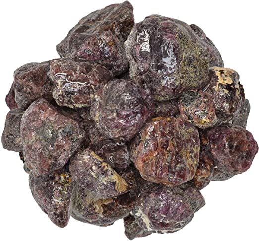 Raw Plum Bossom Garnet Chunks Stone Raw Garnet Crystal