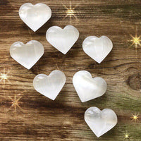 Medium Moroccan Selenite Heart